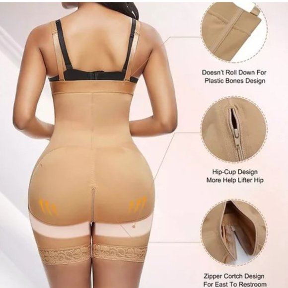 Esteemed Queen Most Snatched High Compression Faja Post Op Sizes S-4XL Black - Picture 3 of 4